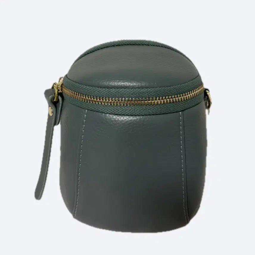 [BUNJANG] Genuine Leather Mint Mini Crossbody Bag / (새상품)소가죽 민트색 미니 크로스백/ 폰백