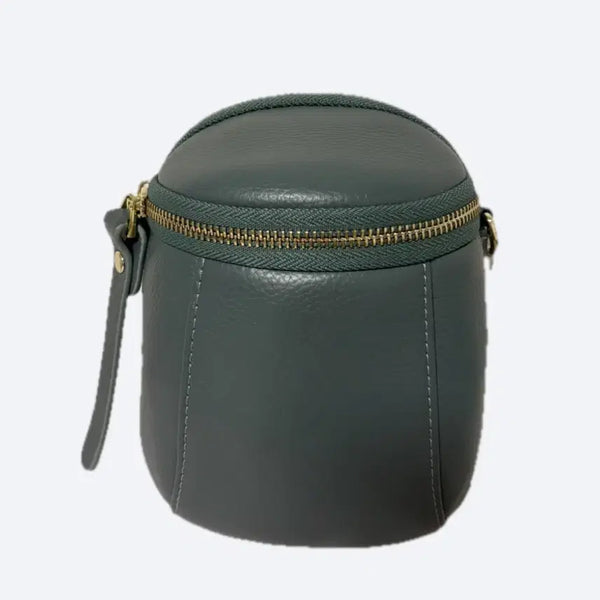 [BUNJANG] Genuine Leather Mint Mini Crossbody Bag / (새상품)소가죽 민트색 미니 크로스백/ 폰백