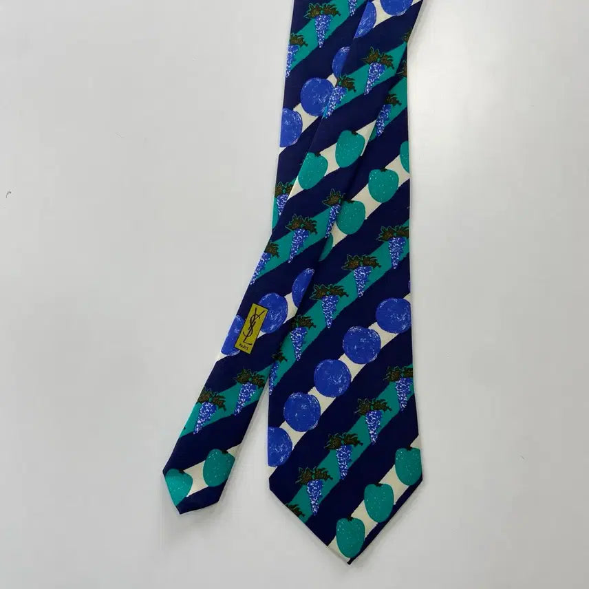[BUNJANG] Saint Laurent 10.1cm Silk Necktie / YSL 입생로랑  명품 정품 넥타이 10.1cm
