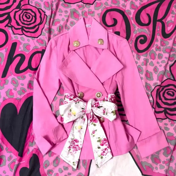 [BUNJANG] Mars Pink Ribbon Jacket / 리본 자켓 마즈 mars 갸루 오네갸루 히메 시로키티 ma*rs