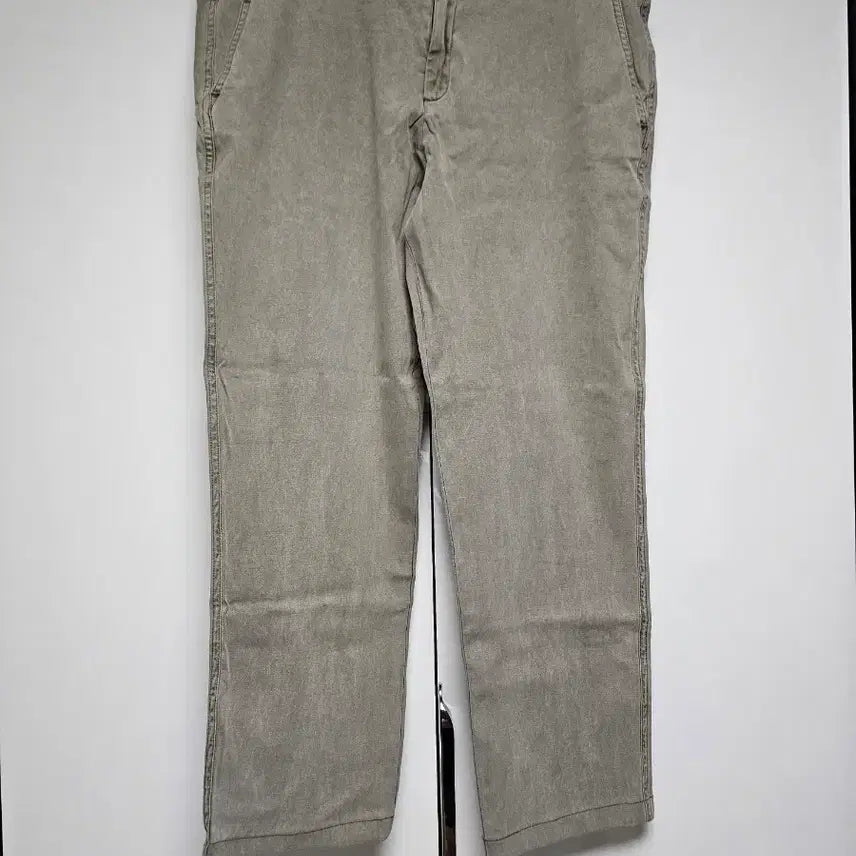 [BUNJANG] Washed Cotton Pants Khaki Beige / 카키베이지 워싱 면바지 (새상품)