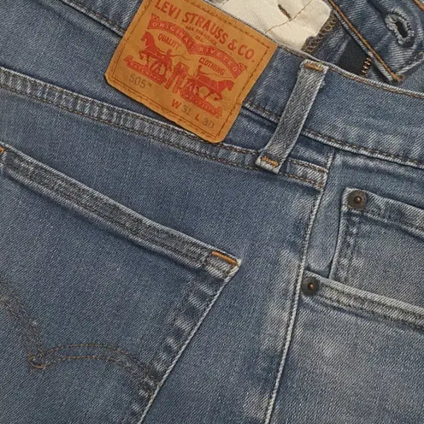 [BUNJANG] Levi's 505 SF Stretch Denim Jeans (Size 32" Waist) / 리바이스진505(사방스판) S.F 32"실측(No.289)드라이완료!