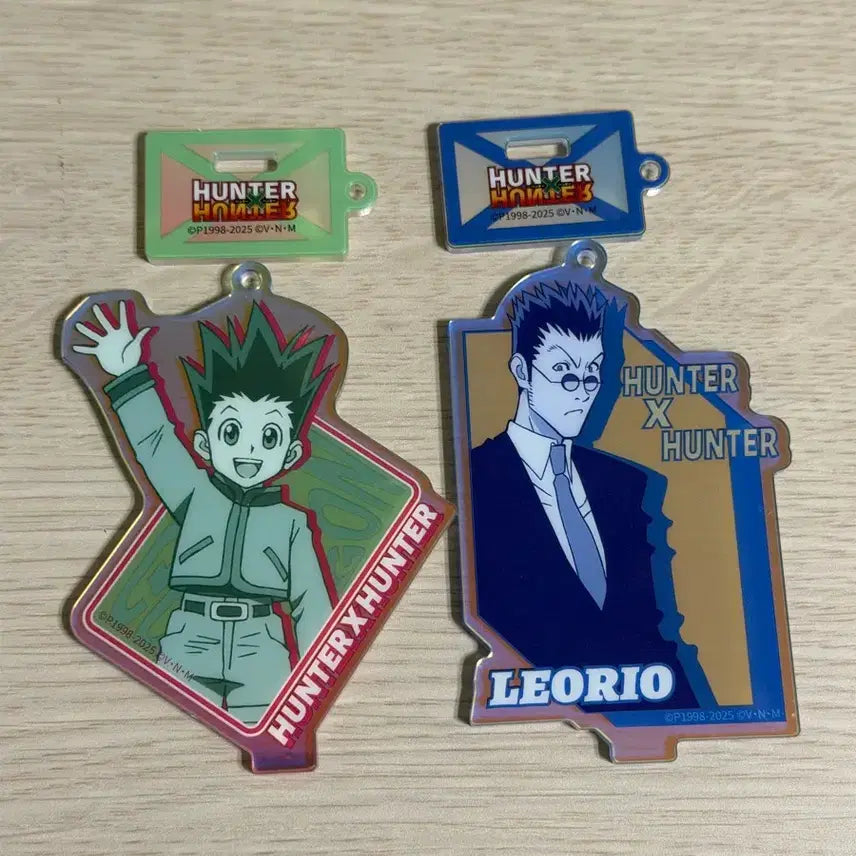 [BUNJANG] Hunter x Hunter Null Set Acrylic Keyring Gon & Leorio Bundle Set / (급처) 헌터헌터 눌셋 nullset 아크릴키링 곤, 레오리오 일괄