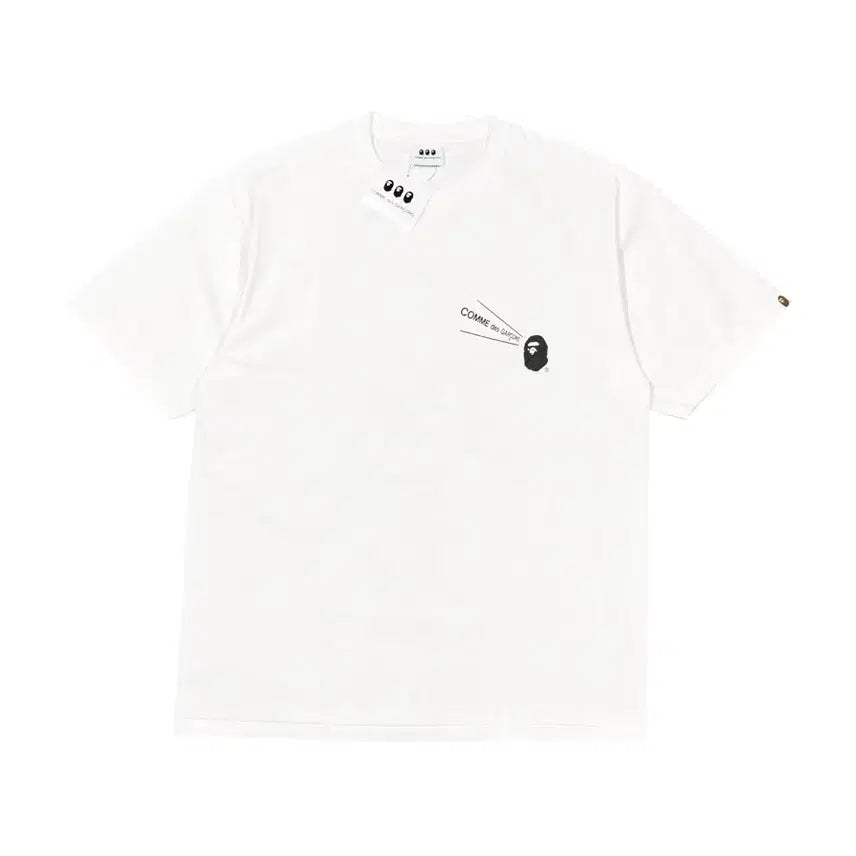 [BUNJANG] Bape x Comme des Garçons Short Sleeve T-Shirt XXL / Bape X Comme des garcons 베이프 X 꼼데가르송 반팔
