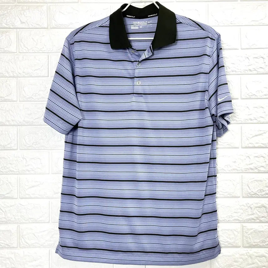 [BUNJANG] Nike Golf Tour Performance Dri-FIT Stripe Short Sleeve Polo Shirt / 나이키 골프 투어 퍼포먼스 드라이핏 스트라이프 반팔 카라티 100~105