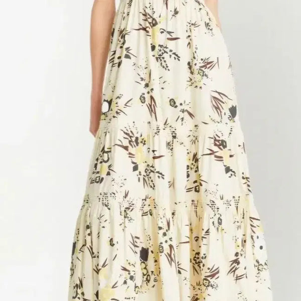 [BUNJANG] Tory Burch Floral Maxi Dress XS Size / 새상품)토리버치 플로랄 맥시 원피스