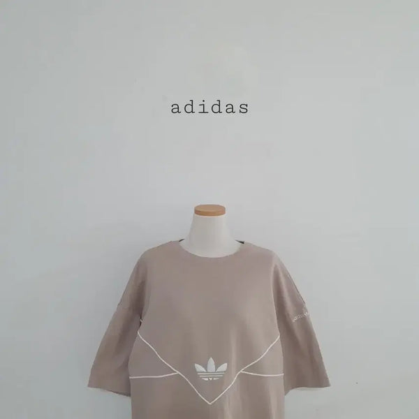 [BUNJANG] Adidas Short Sleeve T-Shirt Beige / 세일)No.26071604 아디다스 반팔 티셔츠 베이지
