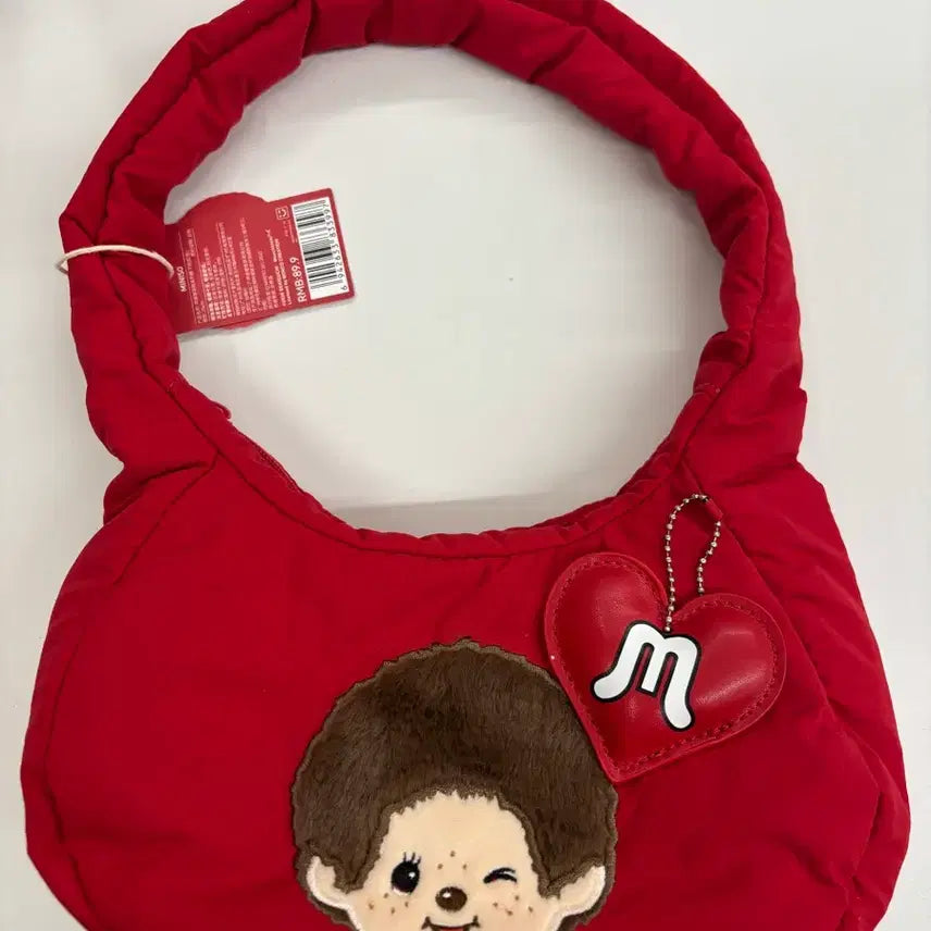 [BUNJANG] Monchhichi Miniso Hong Kong Shoulder Bag / 몬치치 홍콩 미니소 가방 숄더백