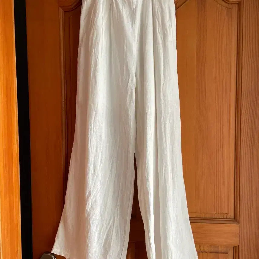[BUNJANG] Linen Wide Pants / 린넨 와이드 팬츠