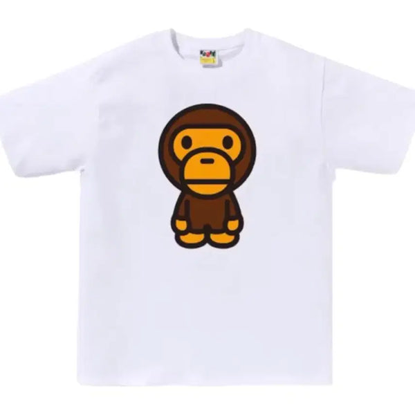 [BUNJANG] BAPE Big Baby Milo T-Shirt White [L] / 베이프 빅 베이비 마일로 티셔츠 화이트