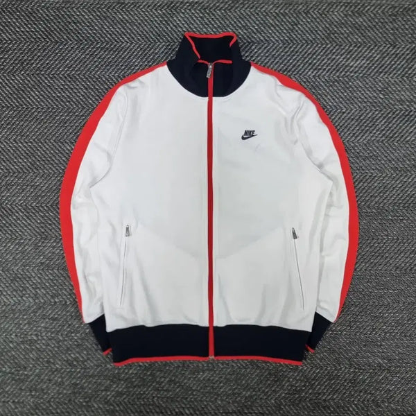 [BUNJANG] Nike Track Top Jersey White Red XL / 나이키 트랙탑 져지 흰빨