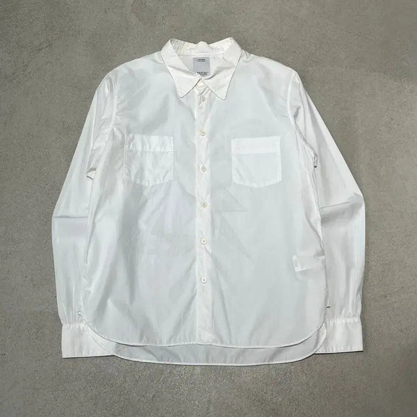 [BUNJANG] Visvim Back Printing White Shirt / 비즈빔 백프린팅 화이트셔츠 s12036