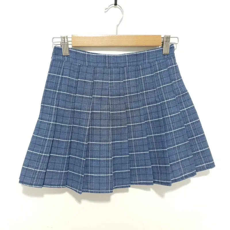 [BUNJANG] Check Pleated Skirt / 체크 플리츠 스커트 S_S2253