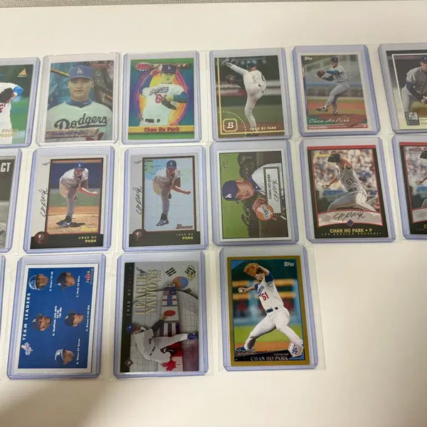 [BUNJANG] MLB Park Chan-ho Baseball Card Set / MLB 박찬호 야구 카드 세트