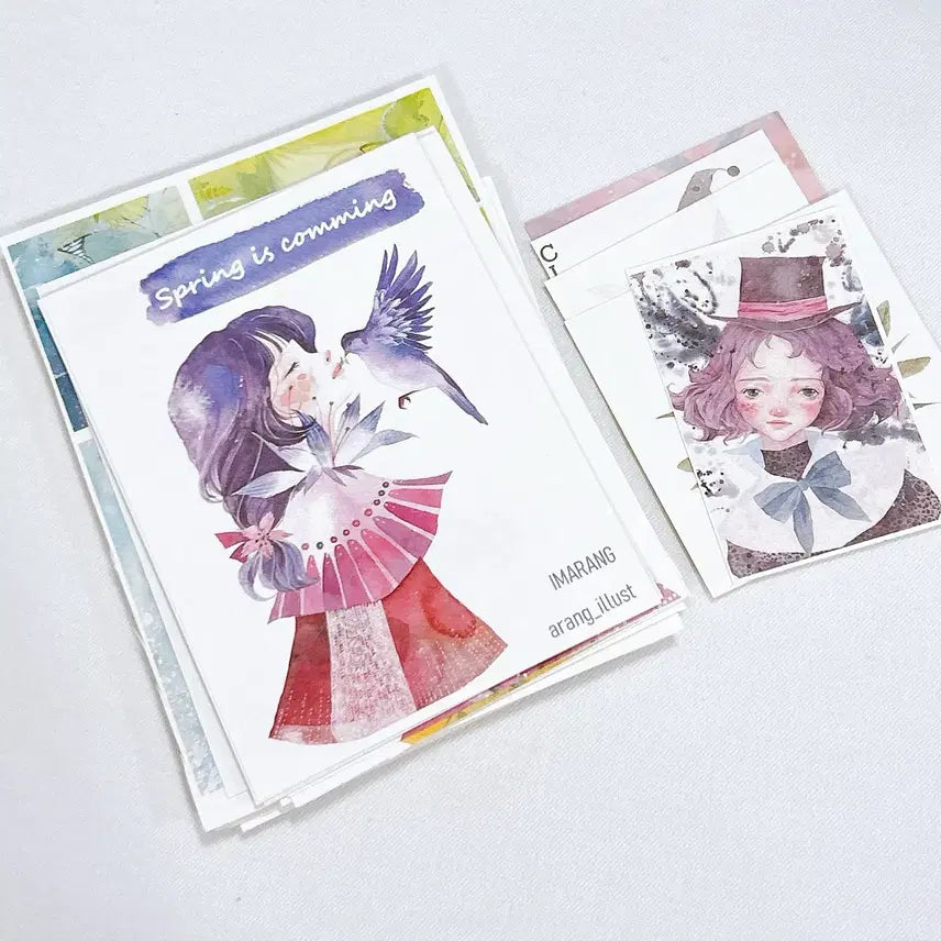 [BUNJANG] Mulorang Die-Cut Stickers Random Set / 물아랑 인스 랜덤 40종