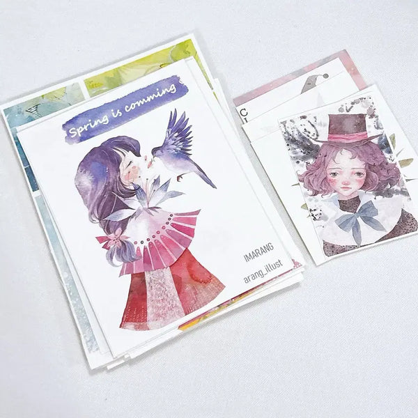 [BUNJANG] Mulorang Die-Cut Stickers Random Set / 물아랑 인스 랜덤 40종