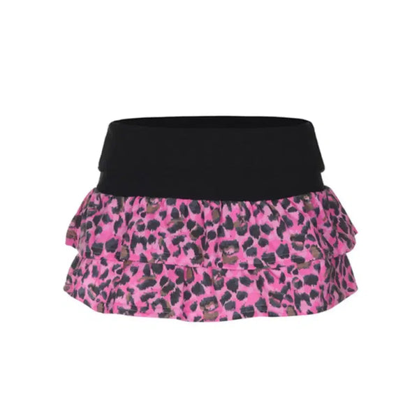 [BUNJANG] Babymetalclub Pinky Leopard Mini Skirt / 베이비메탈클럽 베메클 핑키 레오파드 미니 스커트