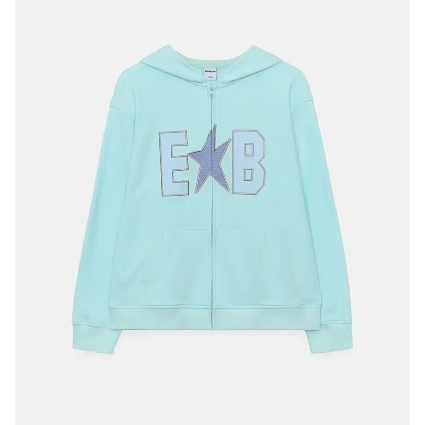 [BUNJANG] Enzo Blues Waffle Patch Zip-Up Hoodie / 엔조블루스 와플 패치 집업 후디