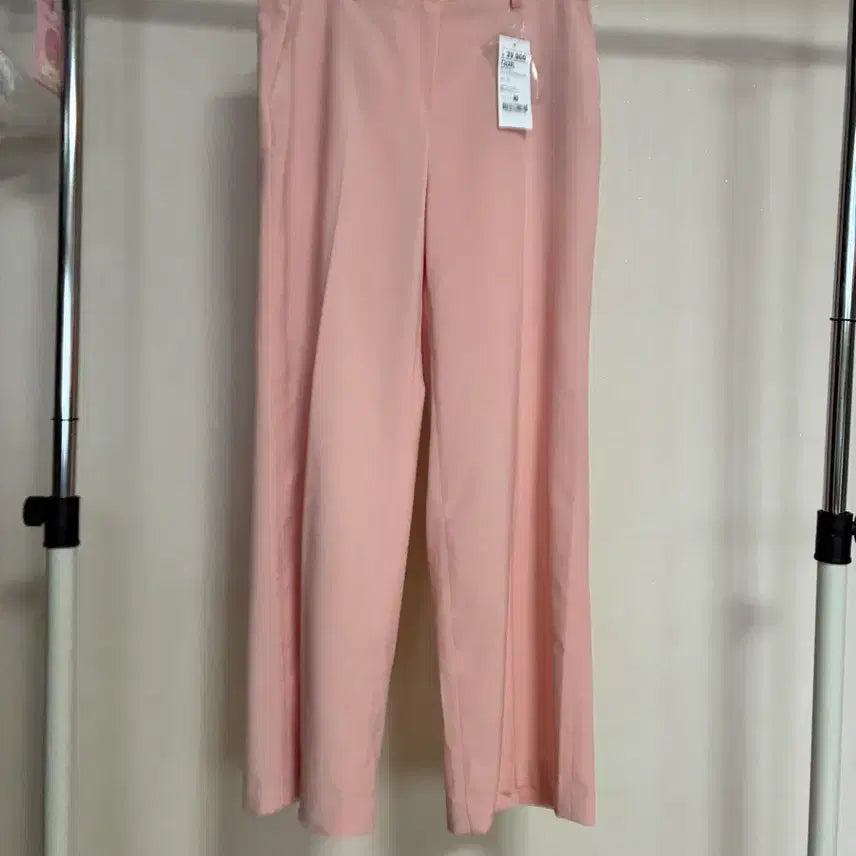 [BUNJANG] TOPTEN Light Pink Straight Leg Pants / 탑텐 연핑크 얇은 일자바지