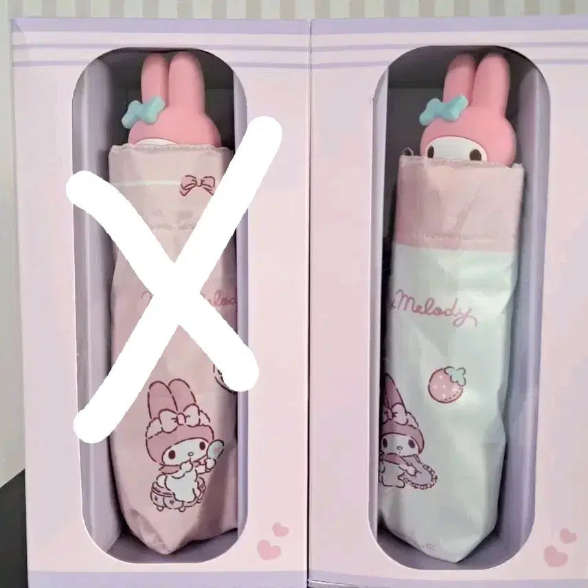 [BUNJANG] Sanrio My Melody Portable Umbrella Sun Umbrella / 산리오 마이멜로디 휴대용 우산 양산 우양산   새상품