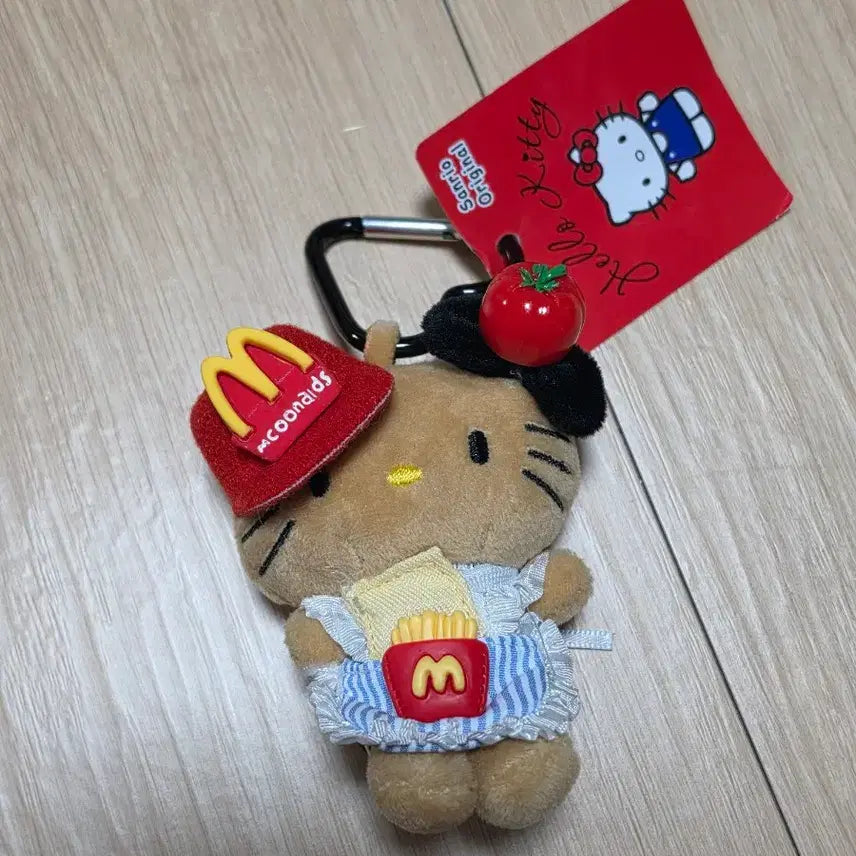 [BUNJANG] McDonald's Tanning Hello Kitty Doll Keychain / 맥날 태닝 키티 인형 키링