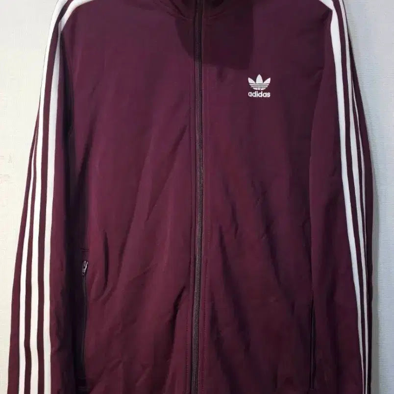 [BUNJANG] Adidas Beckenbauer Burgundy Maroon Track Top Jersey Size S / 아디다스 베켄바우어 버건디 마룬 트랙탑 져지 90/S