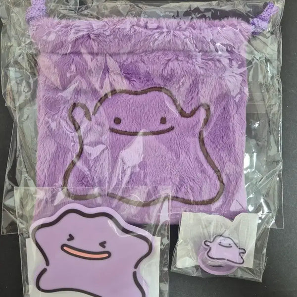 [BUNJANG] Pokemon Ditto Pouch Set / 포켓몬스터 디지몬 파우치 세트