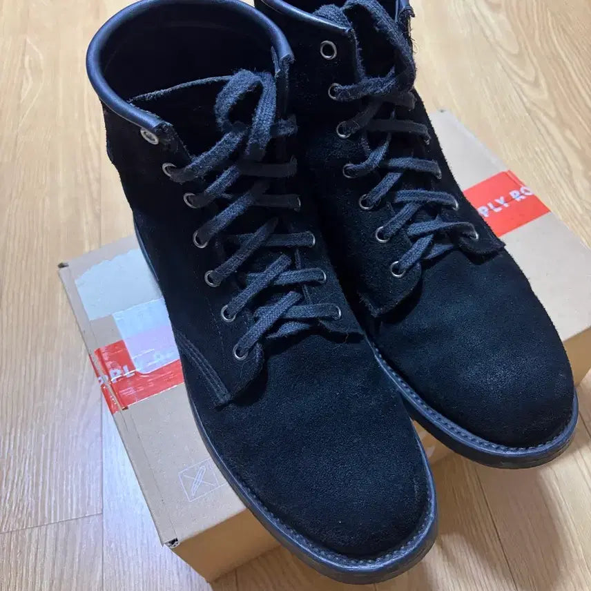 [BUNJANG] Chippewa Service Boots Black Rough-out 9D / 치페와 서비스부츠 블랙 러프아웃 9d