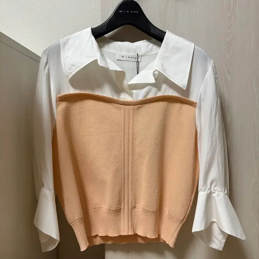 [BUNJANG] Misha Knit Shirt Size 55 / 미샤 상의 55