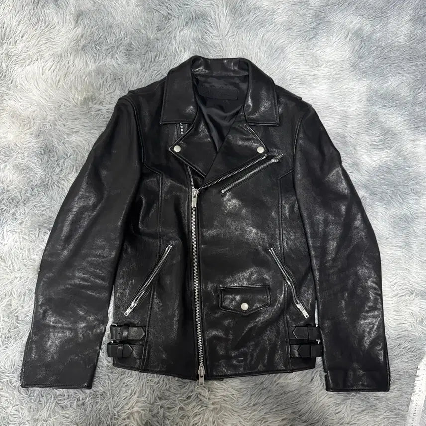 [BUNJANG] Noir Larmes Lambskin Leather Rider Jacket Size 46 / 느와르 라르메스 양가죽 라이더자켓 46사이즈 남성 90-95 정도