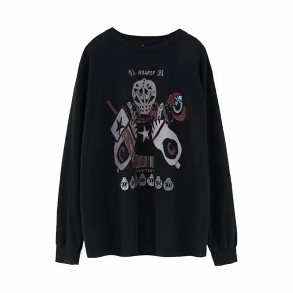 [BUNJANG] Politeu re Hank Long Sleeve Devil 3 / 폴리테루 행크 롱슬리브 데빌 3