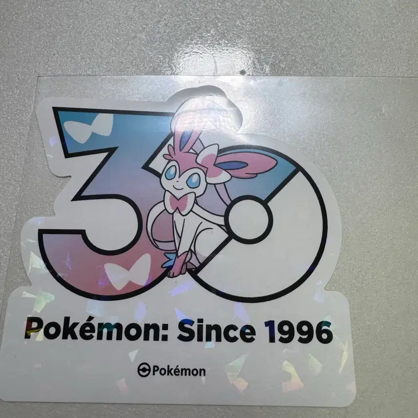 [BUNJANG] Pokemon 30th Anniversary Logo Sticker Sylveon / 포켓몬 30주년 로고스티커 님피아