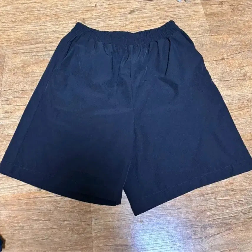 [BUNJANG] Black Banding Summer Shorts - One Size / 거의새옷 블랙 밴딩 반바지 프리사이즈 편한바지 통바지 일자바지 여름바지