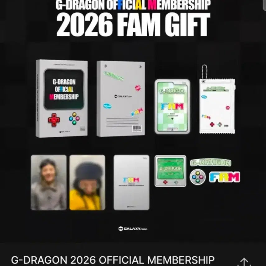 [BUNJANG] G-Dragon Official Membership Kit / 지디 멤버십 키트