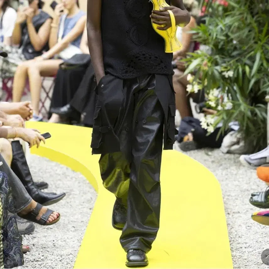 [BUNJANG] Andersson Bell Raptor Layered Cargo Pants Black / ADSB 앤더슨벨 랩터 레이어드 카고 팬츠 블랙(새상품)