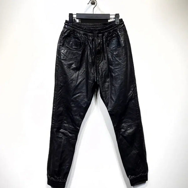 [BUNJANG] R13 Leather Jogger Pants / R13(알써틴)레더 조거 팬츠