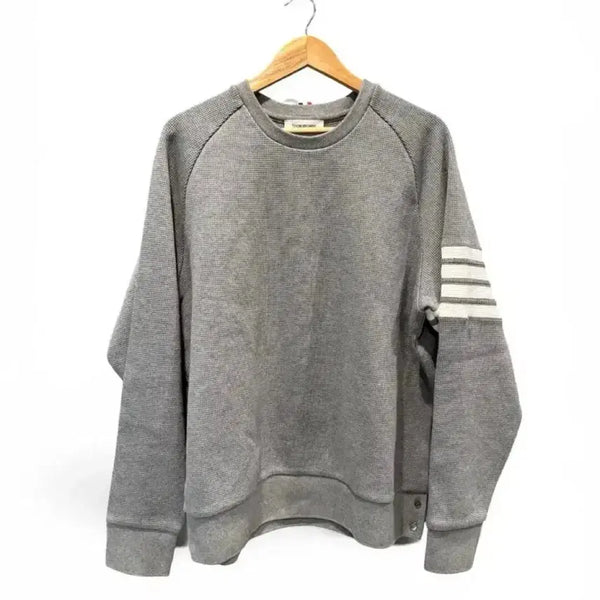 [BUNJANG] Thom Browne Waffle Grey Sweatshirt Size 5 / 5 / 톰브라운 와플 그레이 맨투맨