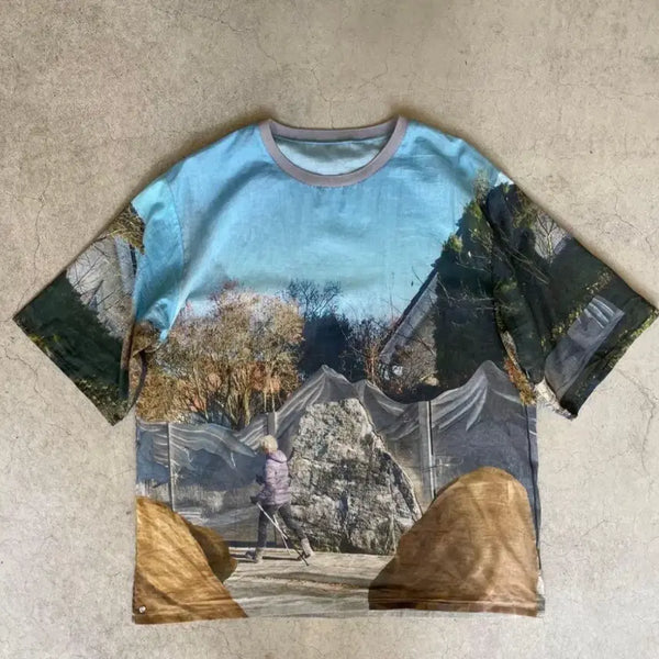 [BUNJANG] Bless Holiday Short Sleeve T-Shirt L / 블레스 bless 홀리데이 반팔 L