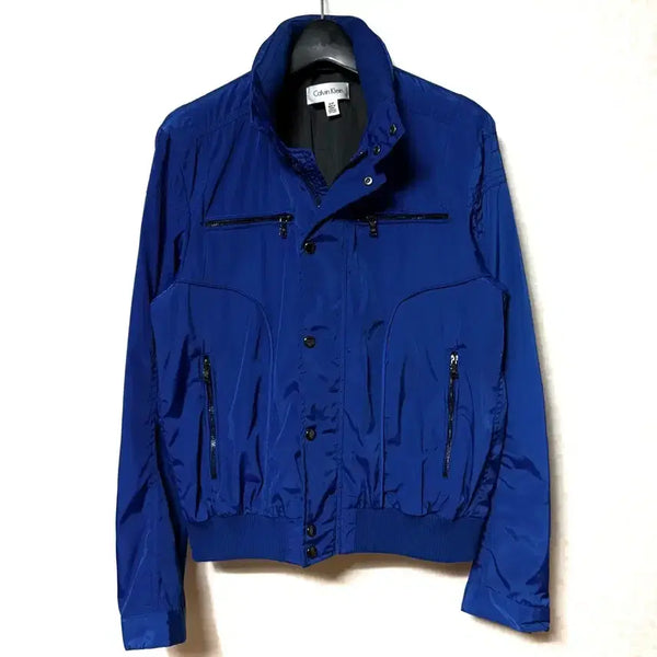 [BUNJANG] Calvin Klein Zip-Up Jacket Blouson - Size S / [S,90]캘빈클라인 집업 자켓 바람막이 블루종