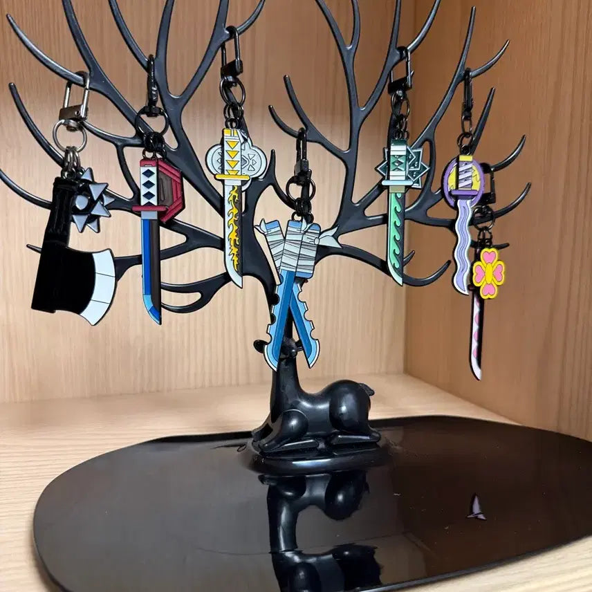 [BUNJANG] Kimetsu no Yaiba (Demon Slayer) Keyring Bundle Set / 메가박스 일륜도 키링 일괄판매