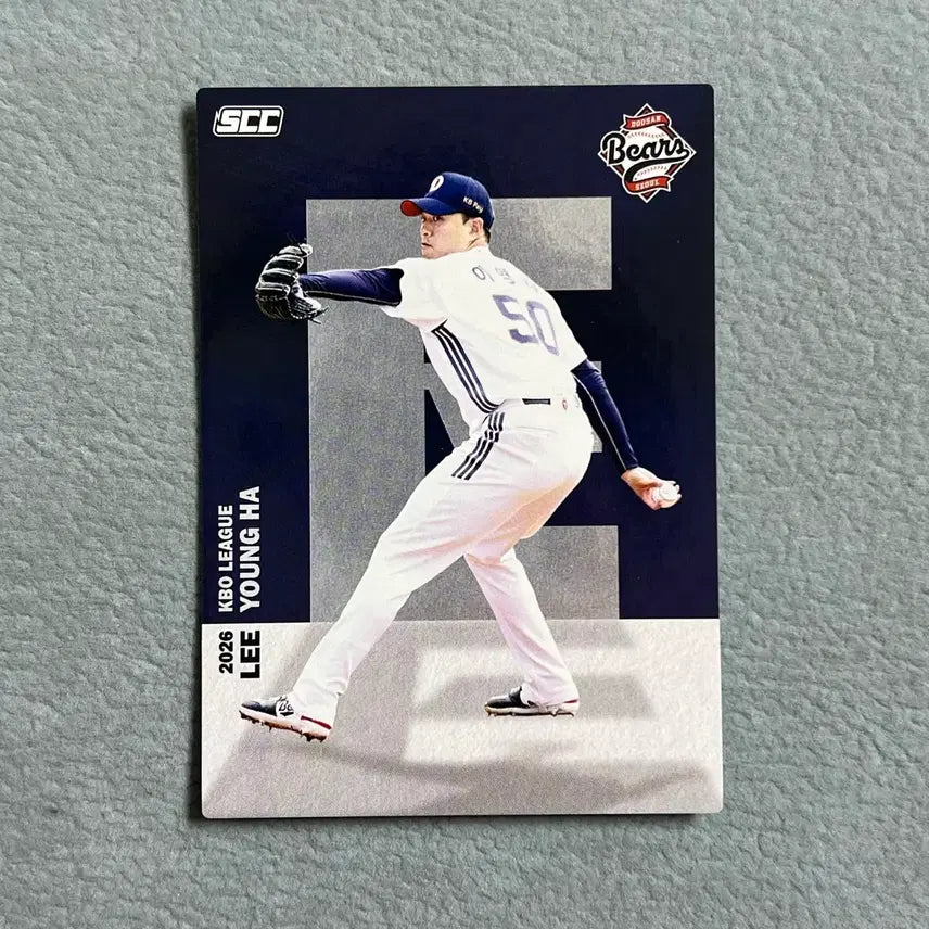 [BUNJANG] Doosan Bears Lee Young Ha 2026 KBO SCC Official Alphabet Card / 2026 kbo scc 오피셜 두산 이영하 알파벳