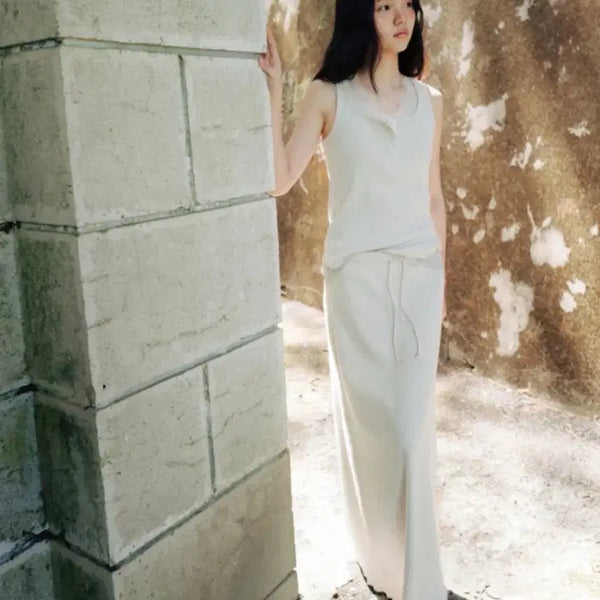 [BUNJANG] Monoha Waffle 3-Piece Set / 모노하 와플 셋업 3피스