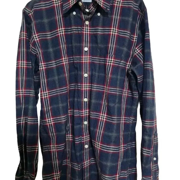 [BUNJANG] Brooks Brothers Regent Fit American Supima Cotton Check Shirt (S) / 브룩스브라더스 리젠트핏 아메리칸 수피마 코튼 체크 셔츠 (S)