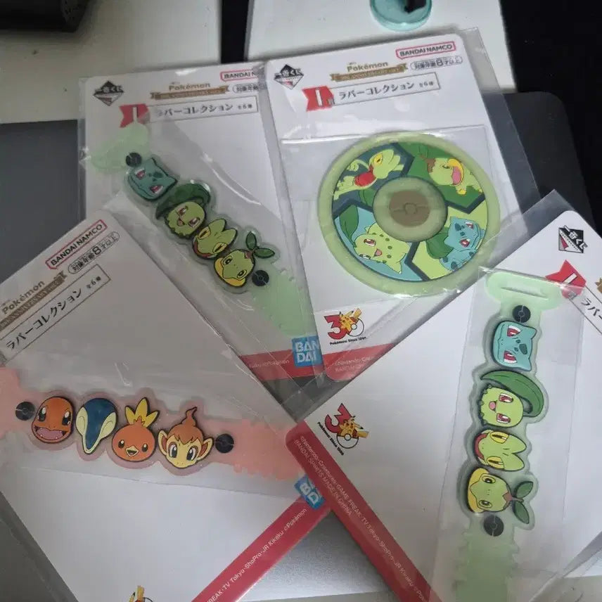 [BUNJANG] Pokemon Rubber Collection 30th Anniversary Set I / 포켓몬 라버컬렉션 30주년 I상 일괄