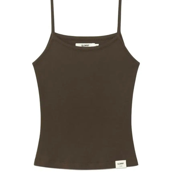 [BUNJANG] GLOWNY G CLASSIC CAMISOLE (Brown/Choco) M / 글로니 지 클래식 캐미솔 브라운 초코 M