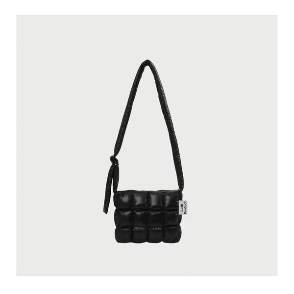 [BUNJANG] ROOTH PRODUCT Chocolate Padded Bag Glossy / 루스프로덕트 초콜렛 패딩백 유광