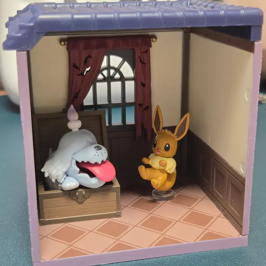 [BUNJANG] Pokemon Re-Ment "Midnight Mansion" Eevee & Mimikyu Set / 포켓몬 리멘트 자정의 이상한 저택 (이브이&망망이)