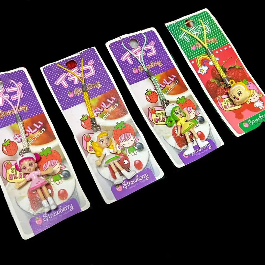 [BUNJANG] Ojamajo Doremi Vintage Charm Set / 고전문구 꼬마마법사 레미 키링 스트랩 일괄