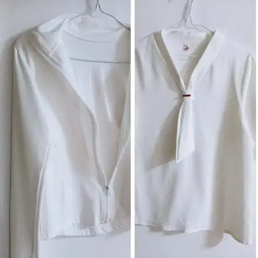 [BUNJANG] Athletic Yoga Jacket & Chiffon Blouse Set / 요가 재킷 필라테스 / 쉬폰 반팔 블라우스