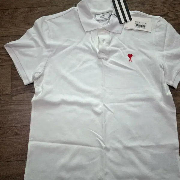 [BUNJANG] AMI White Short Sleeve T-Shirt / AMI 티셔츠